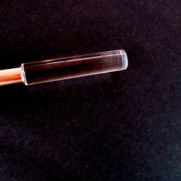 Vintage FRONTIER FORGE clear lucite handle cake knife  pie server  wedding cake - Picture 3 of 7